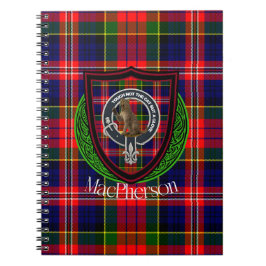 MacPherson Schotse Clan Tartan & Crest Notitieboek