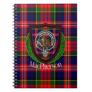 MacPherson Schotse Clan Tartan & Crest Notitieboek