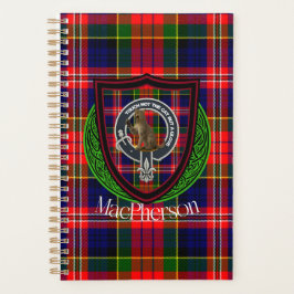 MacPherson Schotse Clan Tartan & Crest Planner