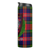 MacPherson Schotse Clan Tartan & Crest Thermosbeker (Geroteerd rechts)