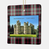 Macpherson Scottish Clan Cluny Castle Xmas Keramisch Ornament (Links)
