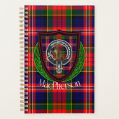 MacPherson Scottish Clan Tartan & Crest Planner (Voorkant)