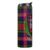 MacPherson Scottish Clan Tartan & Crest Thermosbeker (Gedraaid links)