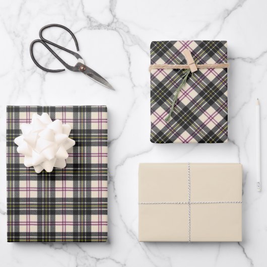MacPherson Scottish Clan Tartan Inpakpapier Vel (Voorkant)