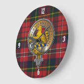MacPherson Tartan & Badge Grote Klok (Hoek)