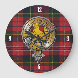 MacPherson Tartan & Badge Grote Klok