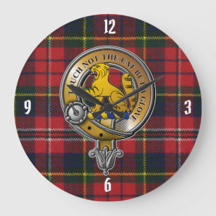 MacPherson Tartan & Badge Grote Klok