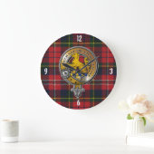 MacPherson Tartan & Badge Grote Klok (Huis)
