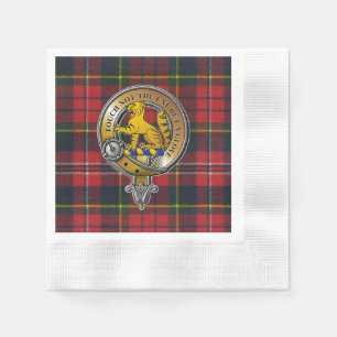 MacPherson Tartan & Badge Servet