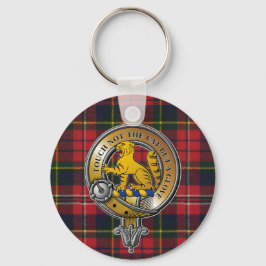 MacPherson Tartan & Badge Sleutelhanger