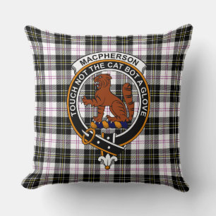 MacPherson Tartan, Clan Badge en Motto Kussen
