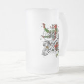 MacPherson Tartan Lion Matglas Bierpul (Voorkant rechts)