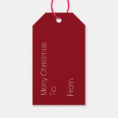 MacPherson Tartan Plaid Kerstcadeau Tags Cadeaulabel (Achterkant)