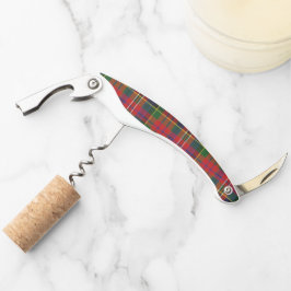 MacPherson Tartan Pset Cork Screw Kurkentrekker
