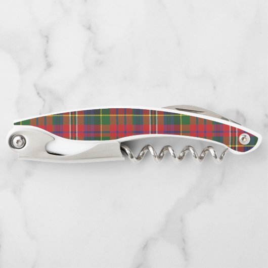 MacPherson Tartan Pset Cork Screw Kurkentrekker (Voorkant)