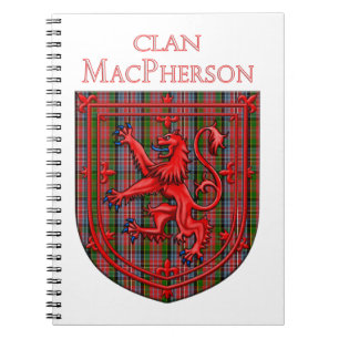 MacPherson Tartan Scottish Play Lion Rampant Notitieboek