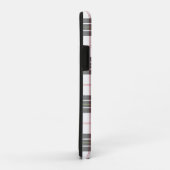MacPherson tartan zwarte witte vlecht Case-Mate iPhone Case (Achterkant/rechts)