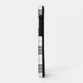 MacPherson tartan zwarte witte vlecht Case-Mate iPhone Case (Achterkant/links)