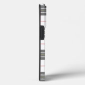 MacPherson tartan zwarte witte vlecht Case-Mate iPhone Case (Achterkant / Rechts)