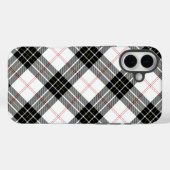 MacPherson tartan zwarte witte vlecht Case-Mate iPhone Case (Achterkant (horizontaal))