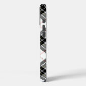 MacPherson tartan zwarte witte vlecht Case-Mate iPhone Case (Achterkant / Links)