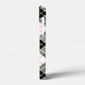 MacPherson tartan zwarte witte vlecht Case-Mate iPhone Case (Achterkant / Links)