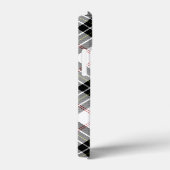 MacPherson tartan zwarte witte vlecht Case-Mate iPhone Case (Achterkant / Rechts)