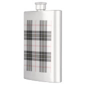 MacPherson tartan zwarte witte vlecht Heupfles (Links)