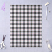 MacPherson tartan zwarte witte vlecht Tissuepapier (Craft)