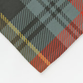 MacPherson Weathered Clan Badge Tartan Pset Fleece Deken (Hoek)