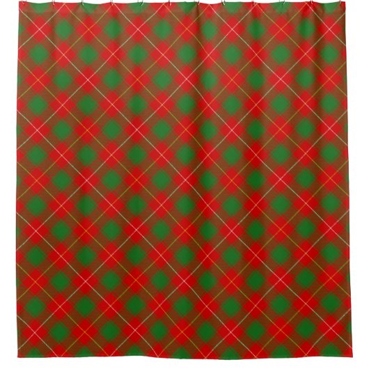 MacPhie Macfie Scottish Clan Tartan Pset Douchegordijn (Voorkant)