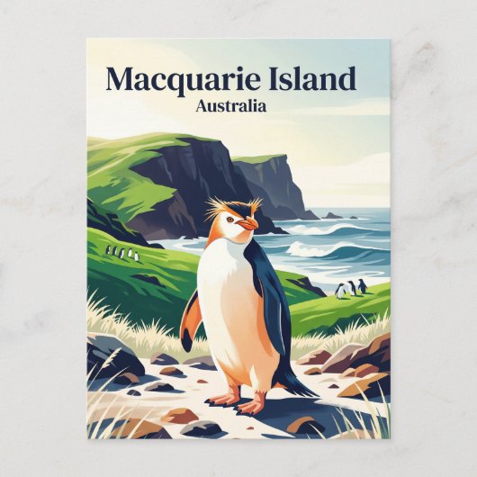 Macquarie-eiland Australië Briefkaart (Voorkant)