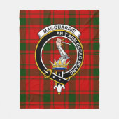 MacQuarrie Clan Schotse Plaid Fleece Deken (Voorkant)