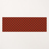 MacQuarrie tartan rode groene vlecht Yogamat (Voorkant (horizontaal))