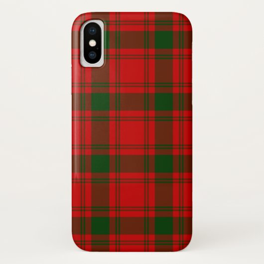 MacQuarrie tartan rood groen ruit Case-Mate iPhone Case (Achterkant)