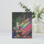 Macque Monkey bij Batu Caves, Maleisië Reizen Briefkaart (Staand voorkant)