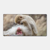 Macque Monkey, Genieten van het goede leven Bureaumat (Voorkant)