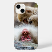 Macque Monkey, Japanse Aap Fotografie Case-Mate iPhone Case (Achterkant)