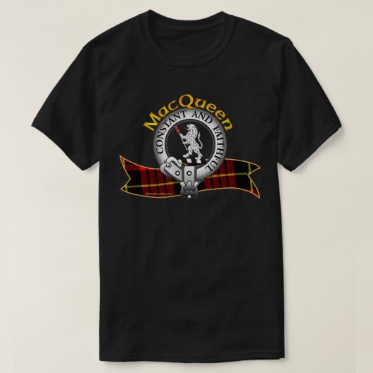 MacQueen Clan Tartan Crest Motto Pullover (Design voorkant)
