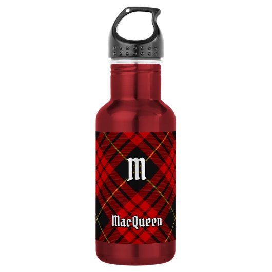 MacQueen Clan Tartan Waterfles (Voorkant)