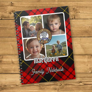 MacQueen Familie Foto Collage Notitieboek