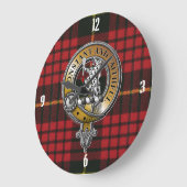 MacQueen Tartan & Badge Grote Klok (Hoek)