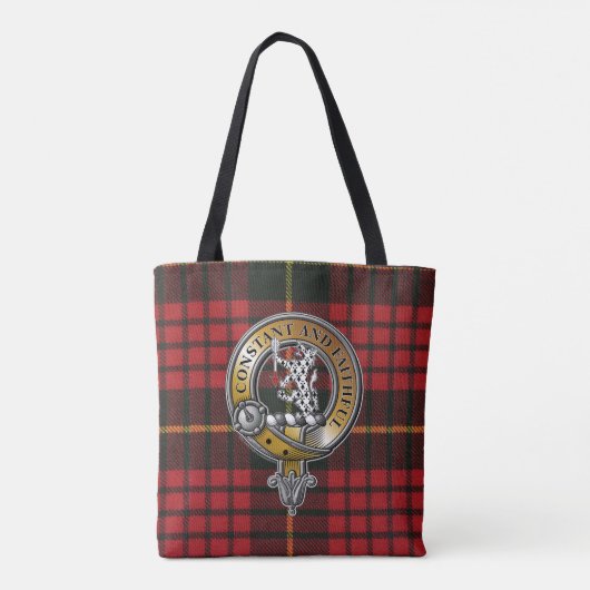 MacQueen Tartan & Badge Tote Bag (Achterkant)