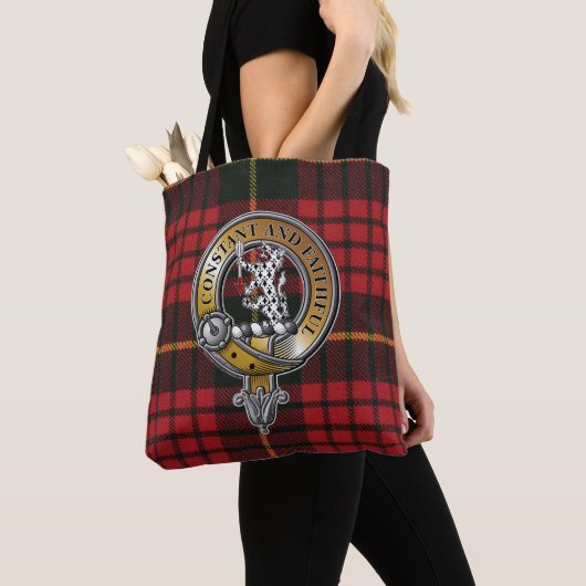 MacQueen Tartan & Badge Tote Bag (Dichtbij)
