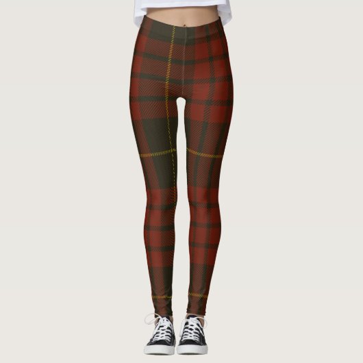 MacQueen Tartan Clan Pset Leggings (Voorkant)