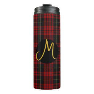MacQueen Tartan Monogrammed Thermosbeker