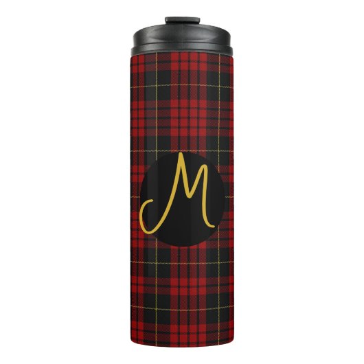 MacQueen Tartan Monogrammed Thermosbeker (Voorkant)