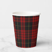 MacQueen Tartan Plaid Papieren bekers (Achterkant)