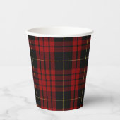 MacQueen Tartan Plaid Papieren bekers (Voorkant)