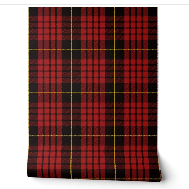 MacQueen Tartan Plaid Schotse Clan Behang (Afrollen)